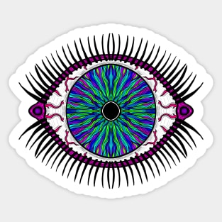 PSYCHEDELIC VISIONARY ART - PSYCHEDELIC SIGHT - PSYCHEDELIC EYE 1 Sticker